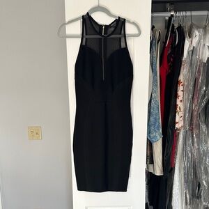 Marciano Black Backless Dress